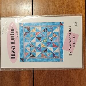 Quilt Pattern-Do you see what I see?